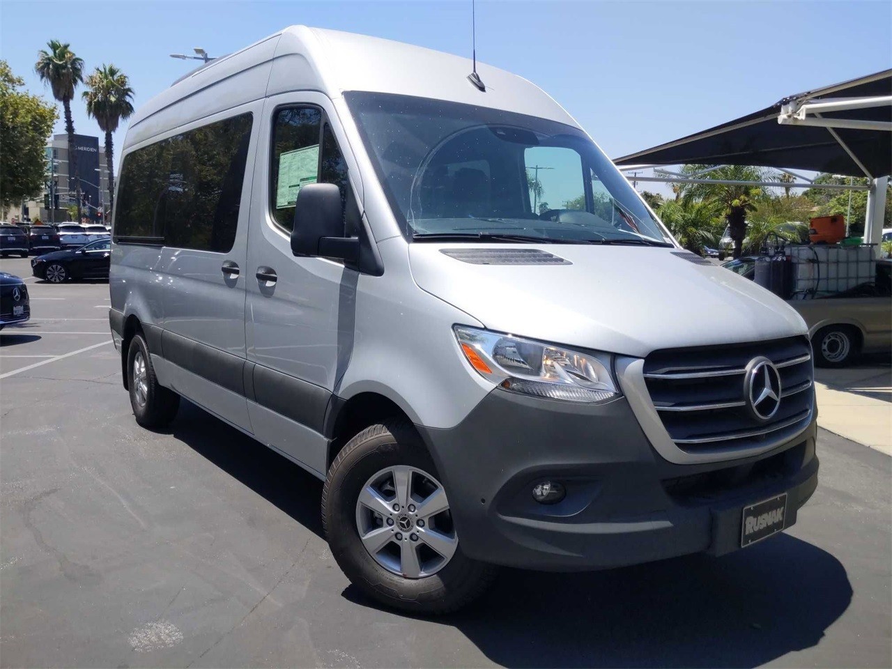 Touch Up Paint for Mercedes Benz Sprinter with paint code 775, Iridium Silver.