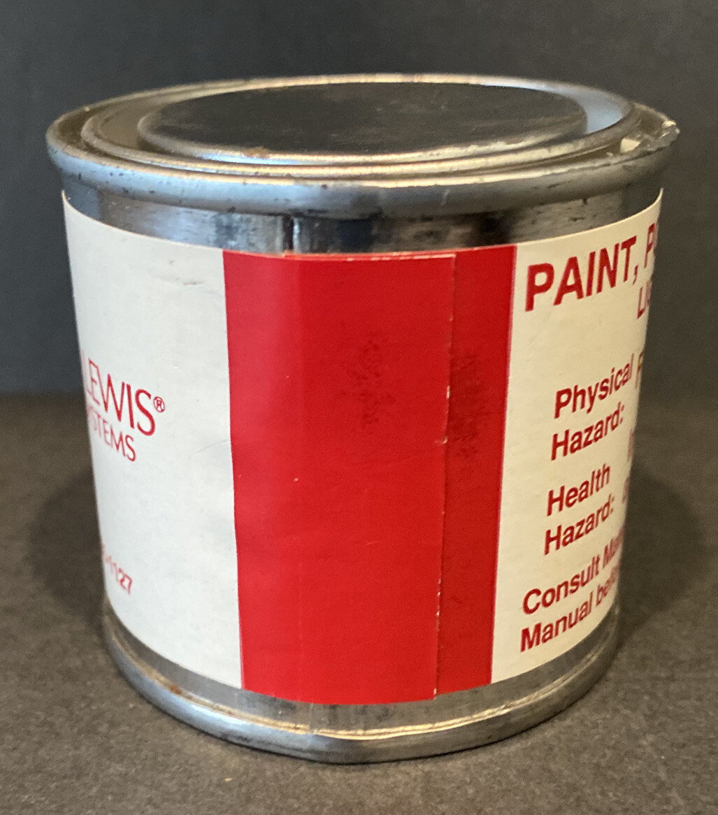 Giddings & Lewis Machine Tool Polyurethane Paint Light Gray Touch Up Can 4 oz