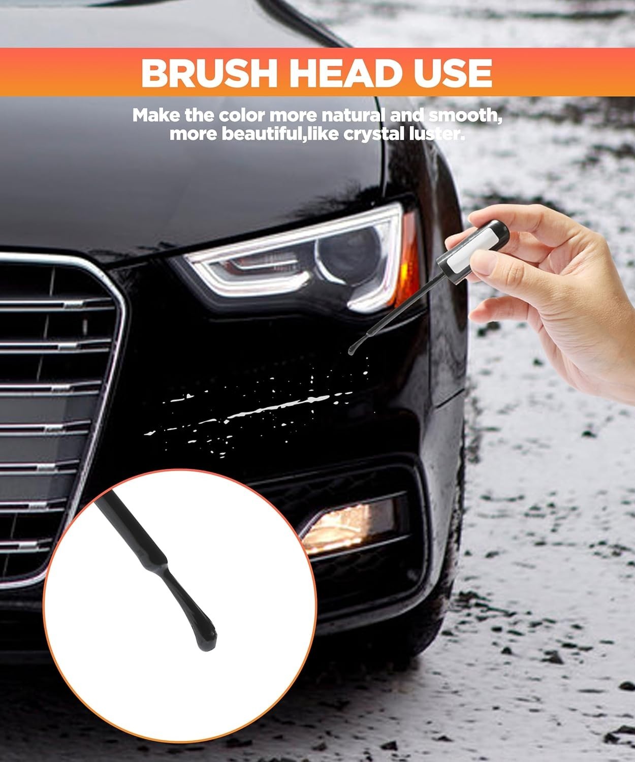 Fast-Drying Car Scratch Remover Pen – 0.04 oz Touch-Up Paint for Deep Scratches