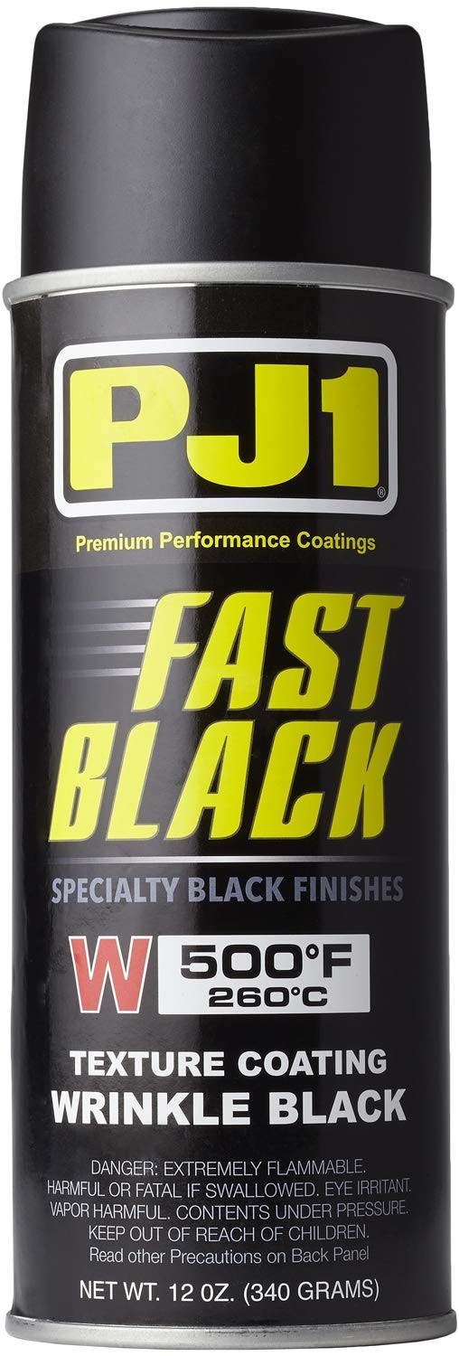 PJ1 16-WKL Wrinkle Black Spray Paint 12 Ounce (Pack of 1),