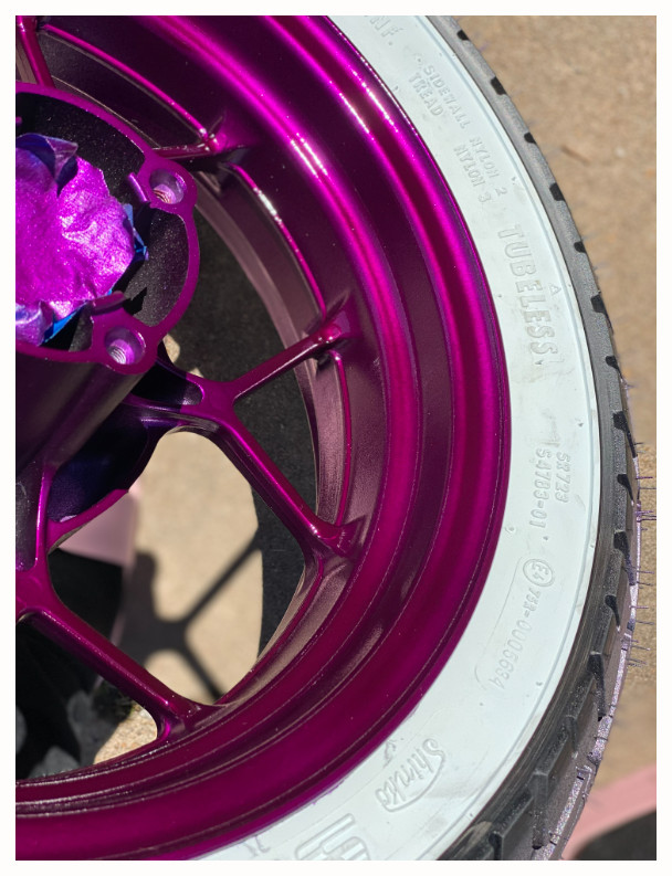 Metallic Purple Wheels Spray Paint Rim Steel Aluminum Chrome +Primer Coating 3PK