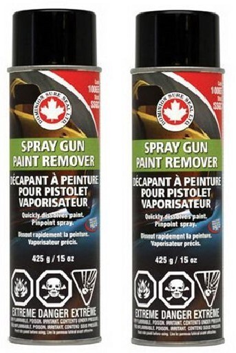 Dominion Sure Seal 10065 Spray Gun Paint Remover 15 oz (2 Pack)