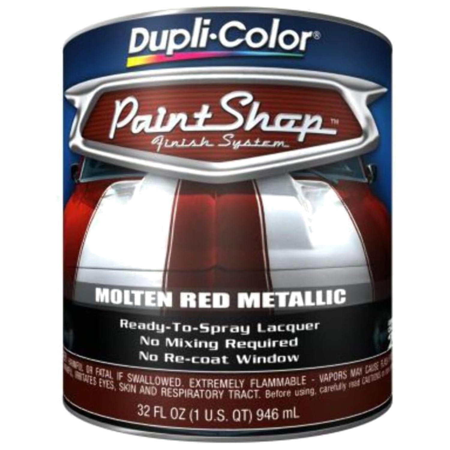 Molten Red Metallic Paint Shop System – 3-Hour Cure