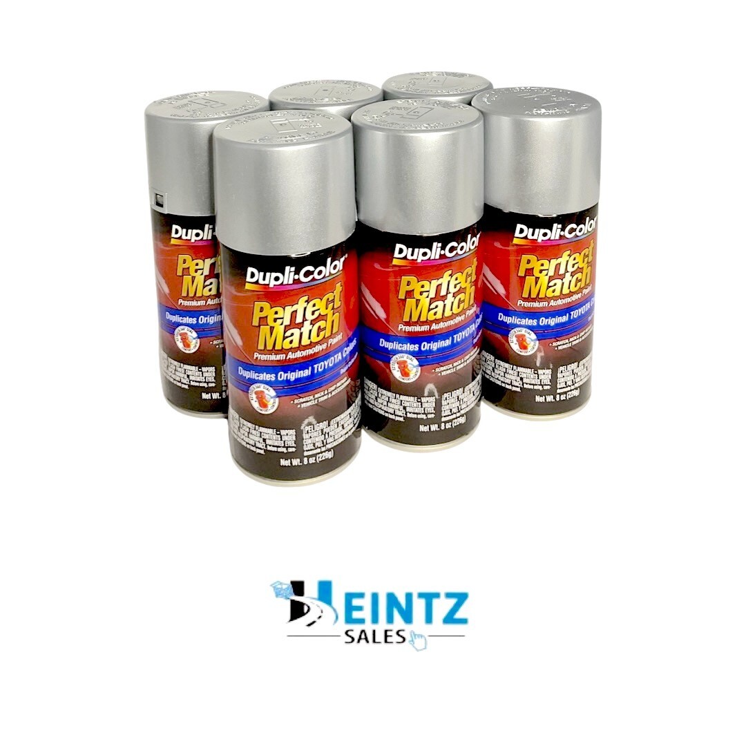 Duplicolor BTY1617 Perfect Match Toyota Classic Silver Mica 8 oz 1F7 – 6 PACK