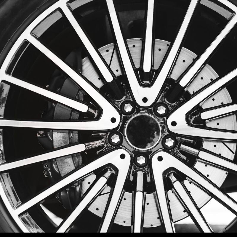 BLACK CALIPER PAINT SPRAY x 2 K2 PRO HIGH GLOSS HEAT RESISTANT 400ML A3010