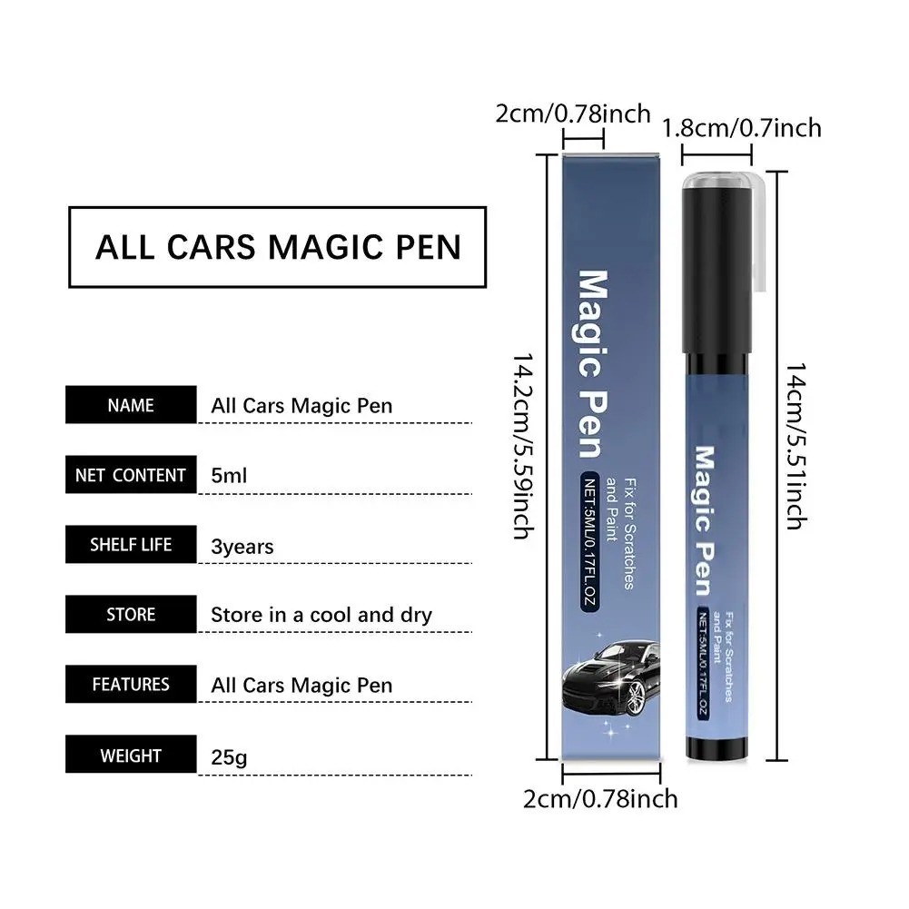 All Cars Magic Pen Scratch Remover Clear Coat Repair Applicator Tool Set