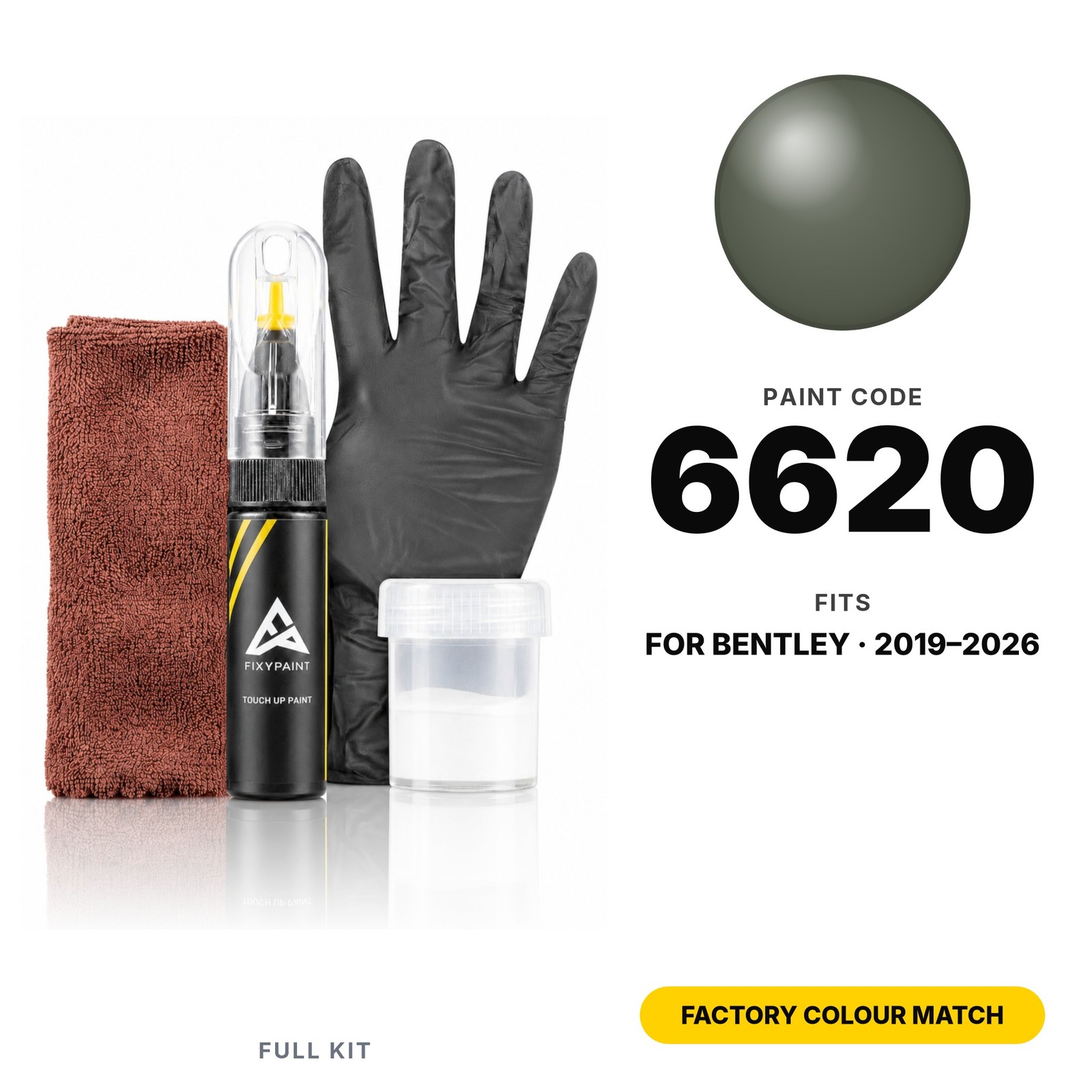 Touch Up Paint For Bentley 6620 Full Kit Factory Colour Match