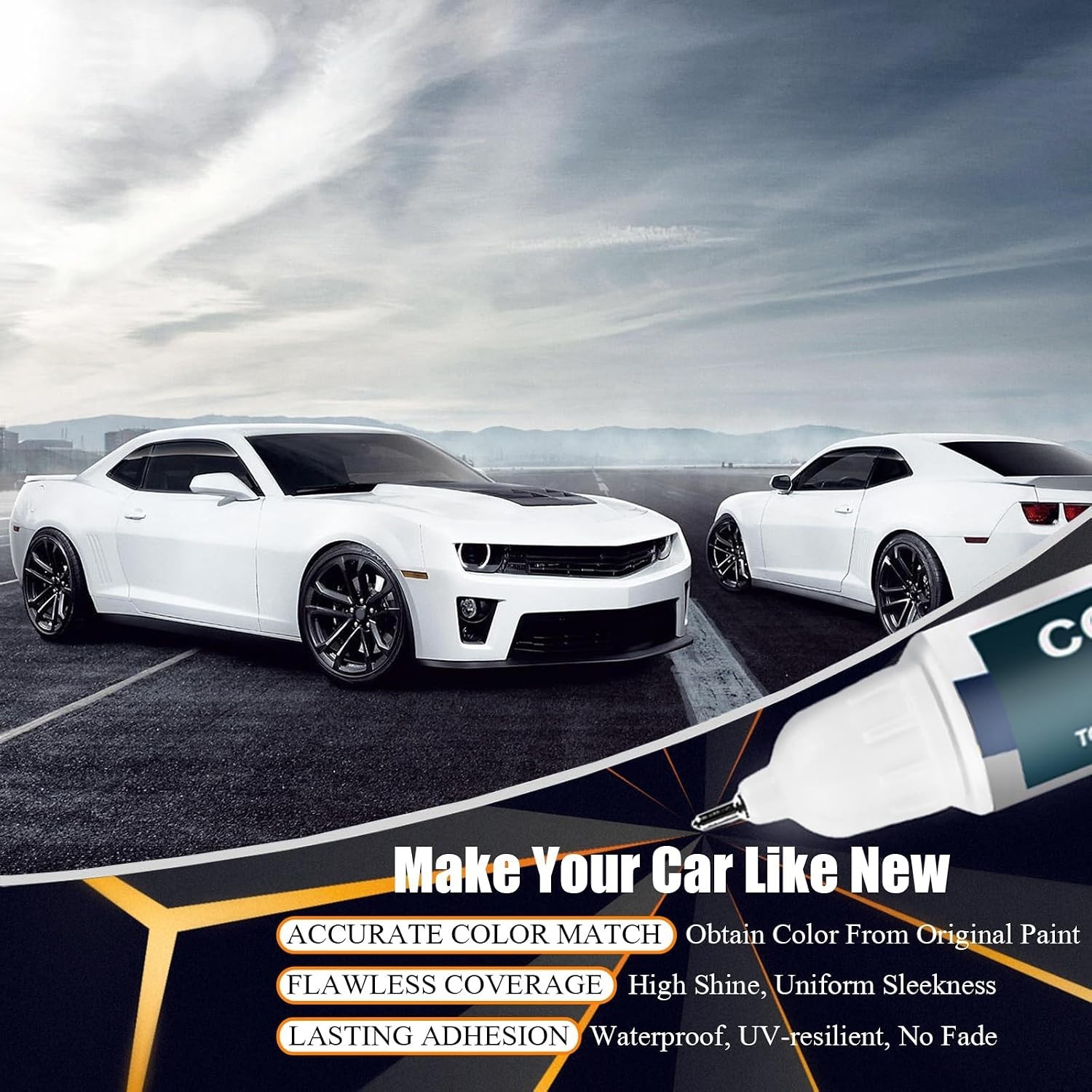 Cypress Gray(GBD/WA229K) Touch Up Paint Compatible with Chevrolet, Car Paint Pen