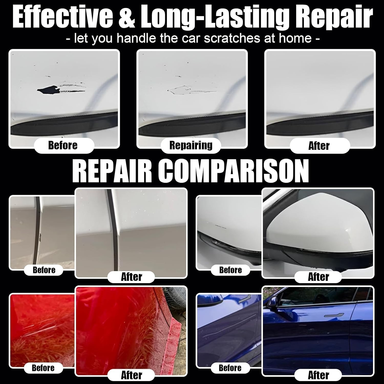 GMC Volcanic Red Touch Up Paint – Scratch Repair Paint with Quick Drying Formula
