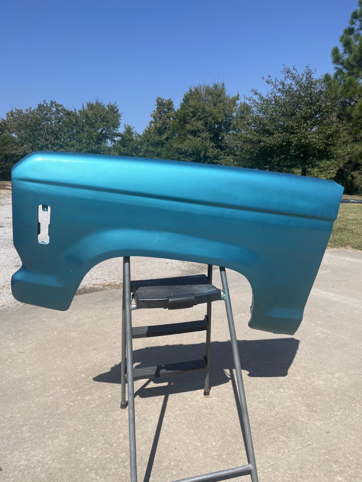 Metallic Blue Engine Blocks Restore Spray Paint + Gloss Clear Coating 2 Cans