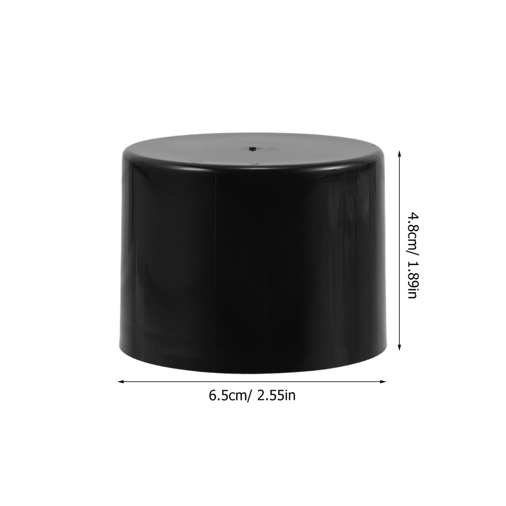 10 Pcs Black Polymer Replacement Spray Can Lids Caps for Canisters