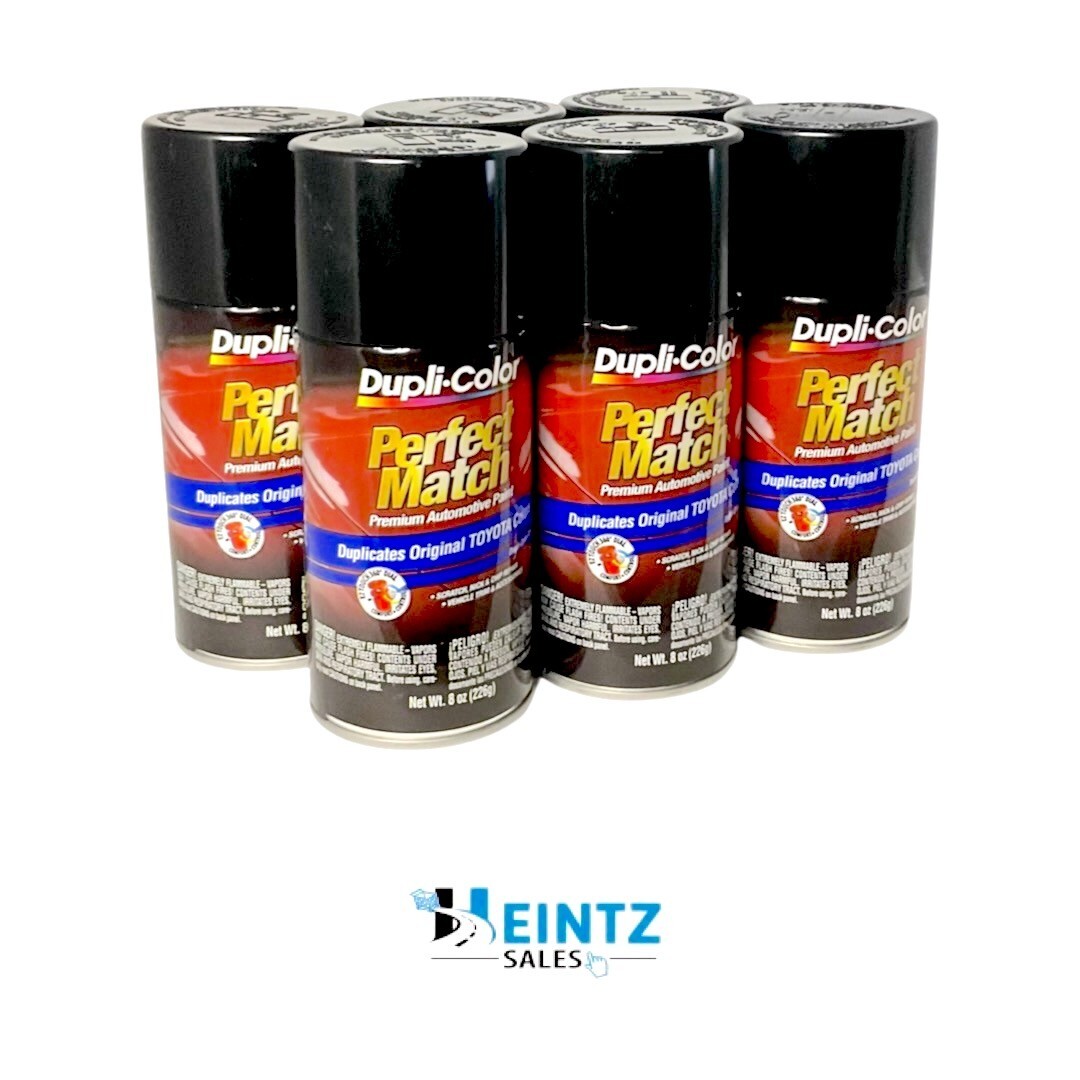 Duplicolor BTY1622 Perfect Match Toyota Black Sand Pearl 8oz – Code 209 (6 PACK)