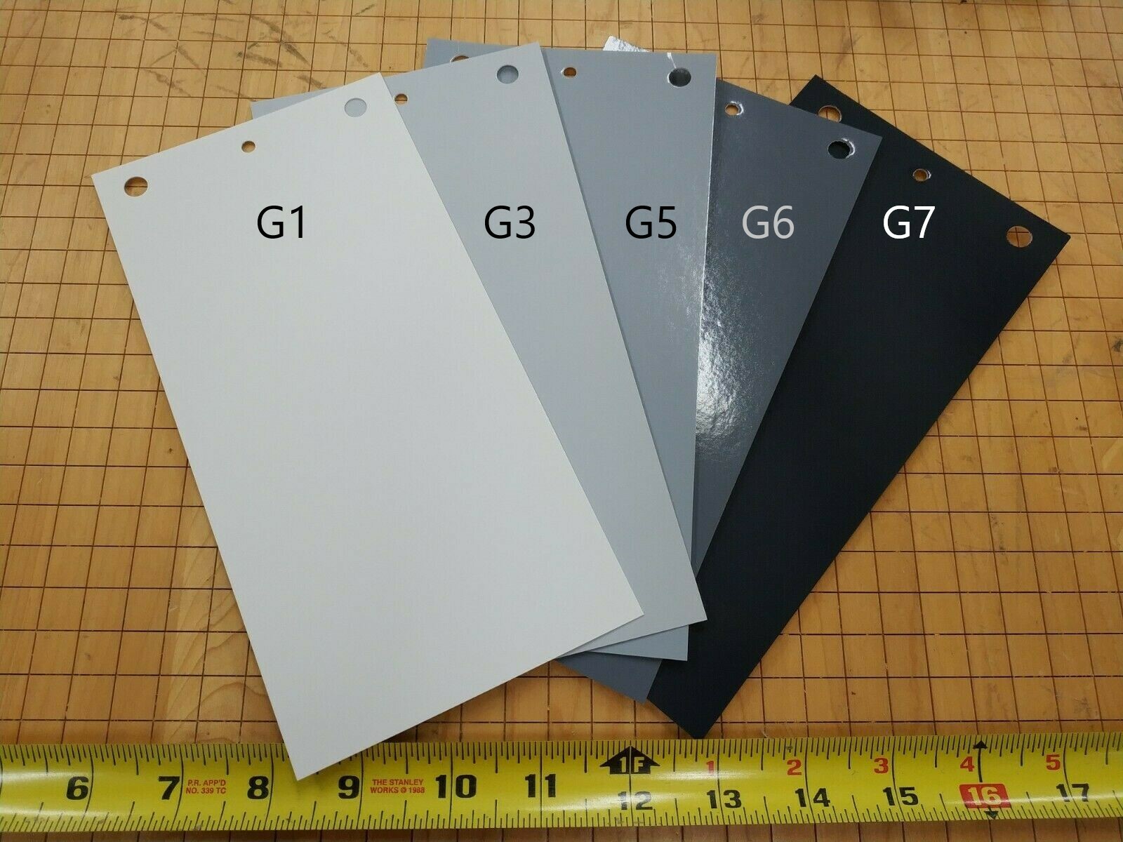 PPG ARMC464 Auto Paint Color Matching Spray Out Cards Body Shop G1 G3 G5 G6 G7