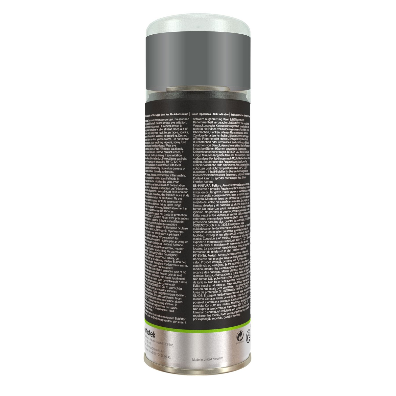 Autotek Ford Mercury Grey High Coverage Aerosol Spray Paint Fast Drying 10.14oz