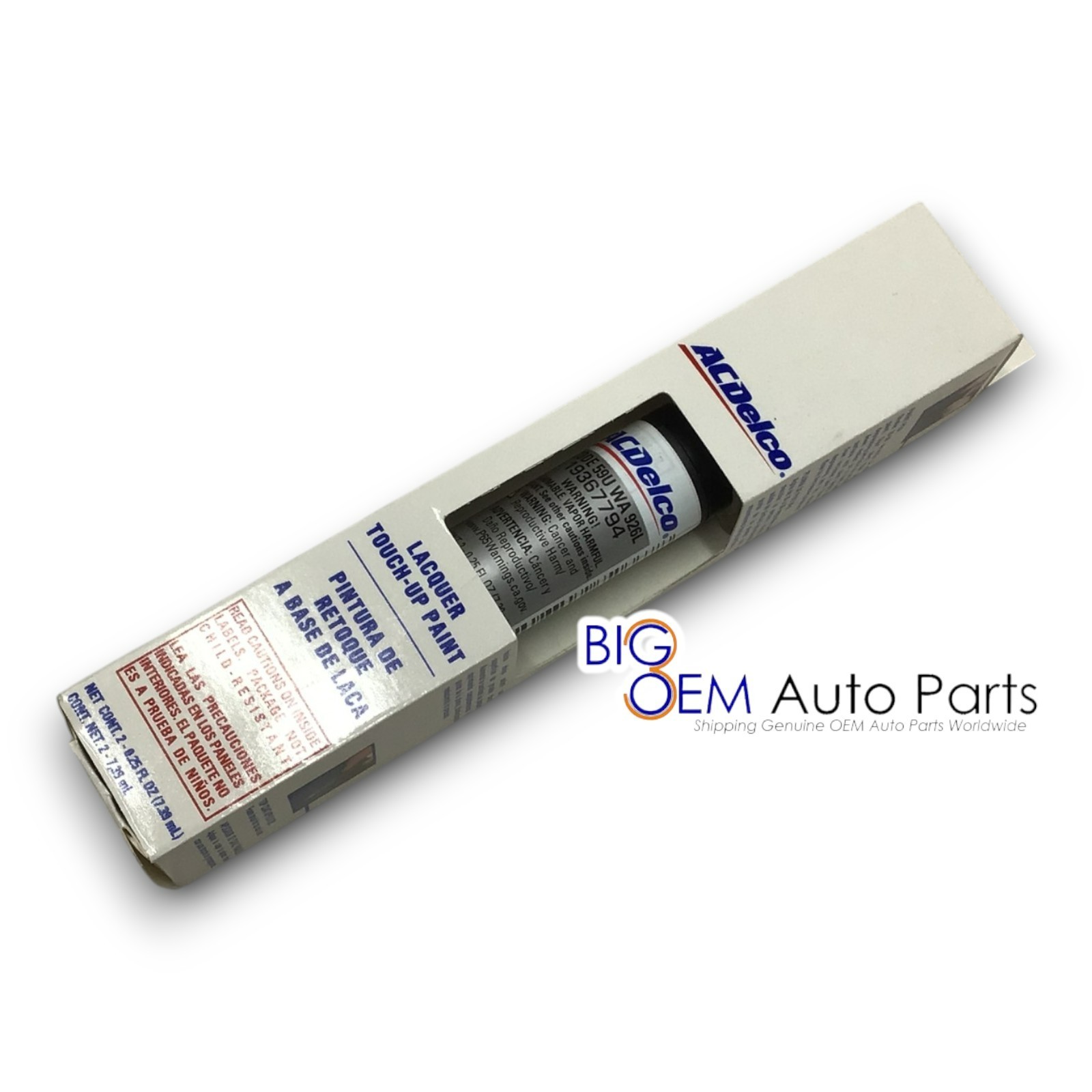 OEM ACDelco GM 4 In 1 Fine Silver Birch Metallic Lacquer Touch Up Paint WA926L