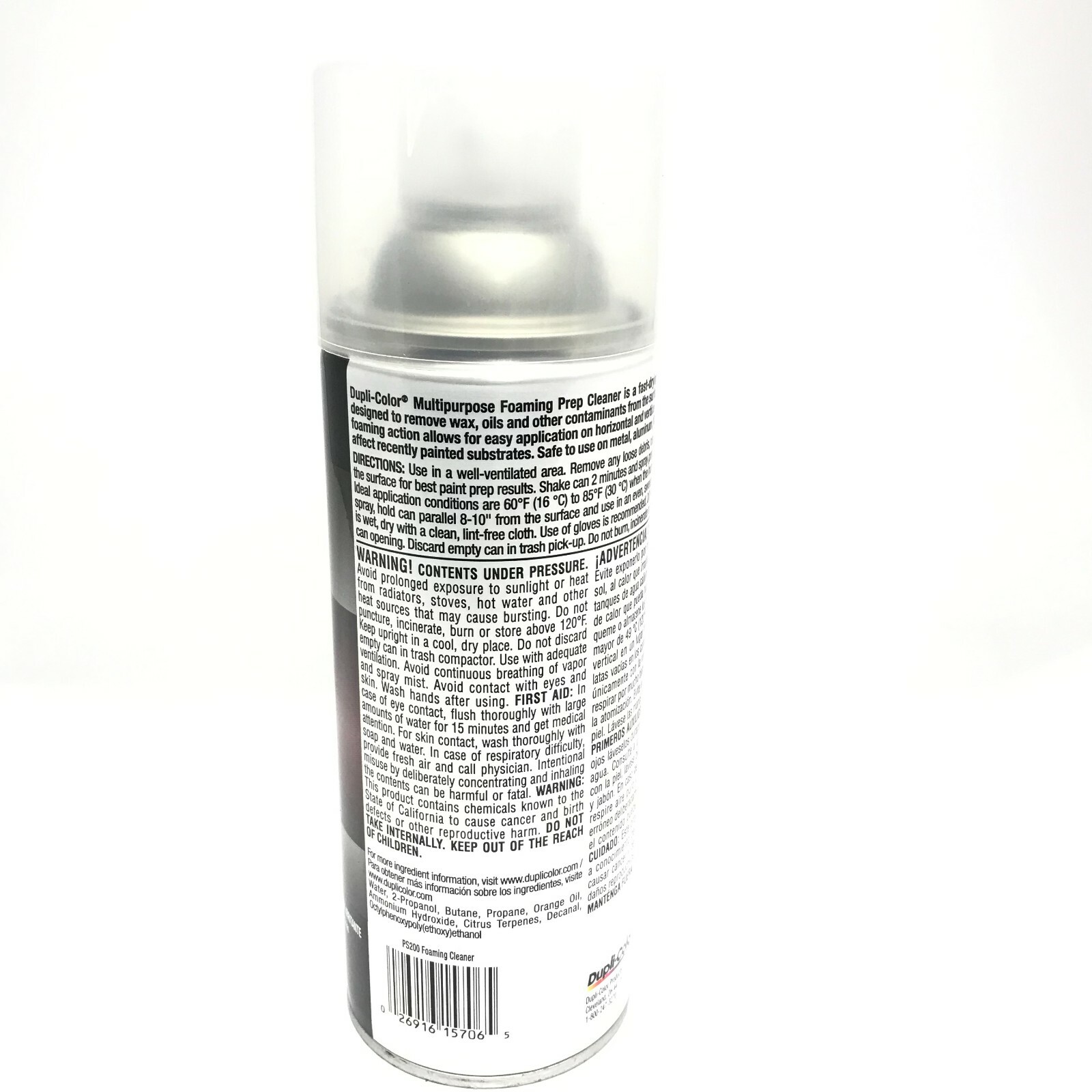 Duplicolor PS200-3 PACK Multi-Purpose Foaming Prep Cleaner – Waterborne Formula