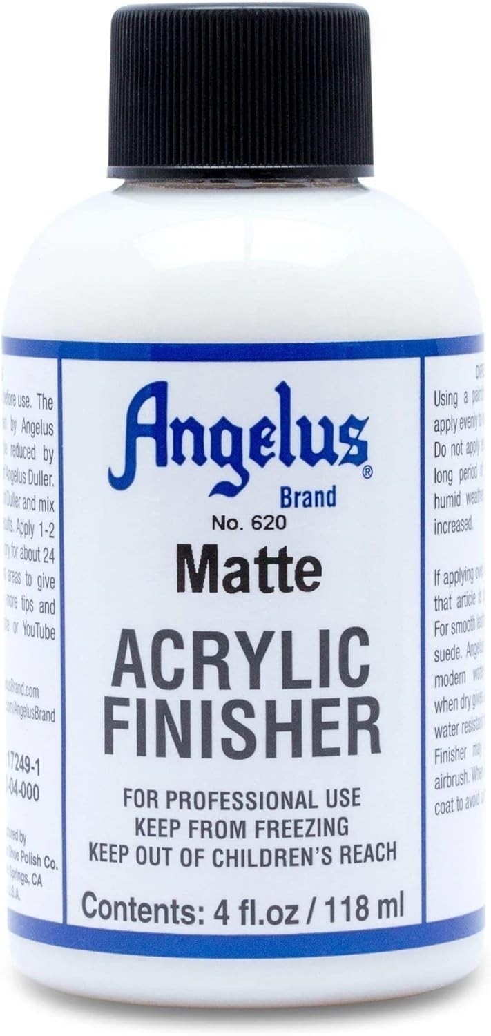 Superior 620 Matte Acrylic Finish – 4 oz Water-Resistant Clear for Gun & Leather