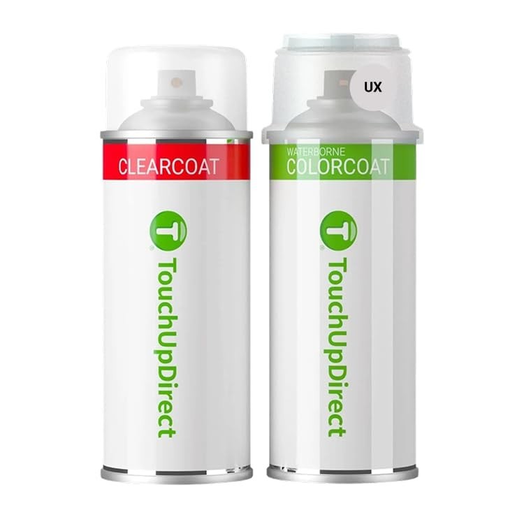 Car Paint Touch Up Spray Kit – Ingot Silver Metallic, Scratch Repair, Clearcoat,