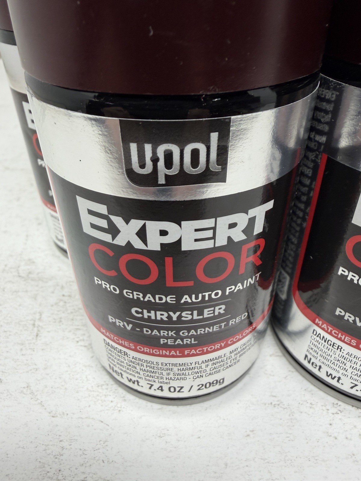 Upol 7.4oz Can Chrysler Pro Grade Auto Paint PRV- Dark Garnet Red Pearl UPFC602