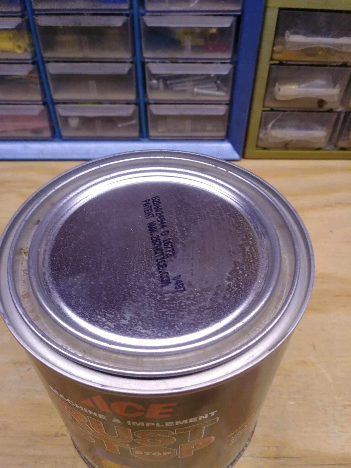 International Blue Tractor Paint 32oz Quart ACE RUST STOP Enamel