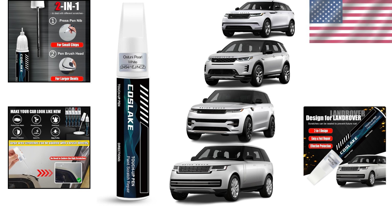 Ostuni Pearl White Scratch Repair Kit – 12ml Precision Applicator