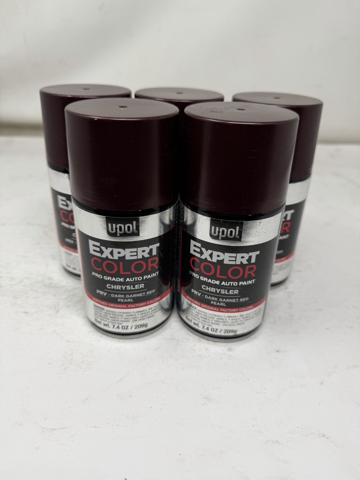 Upol 7.4oz Can Chrysler Pro Grade Auto Paint PRV- Dark Garnet Red Pearl UPFC602