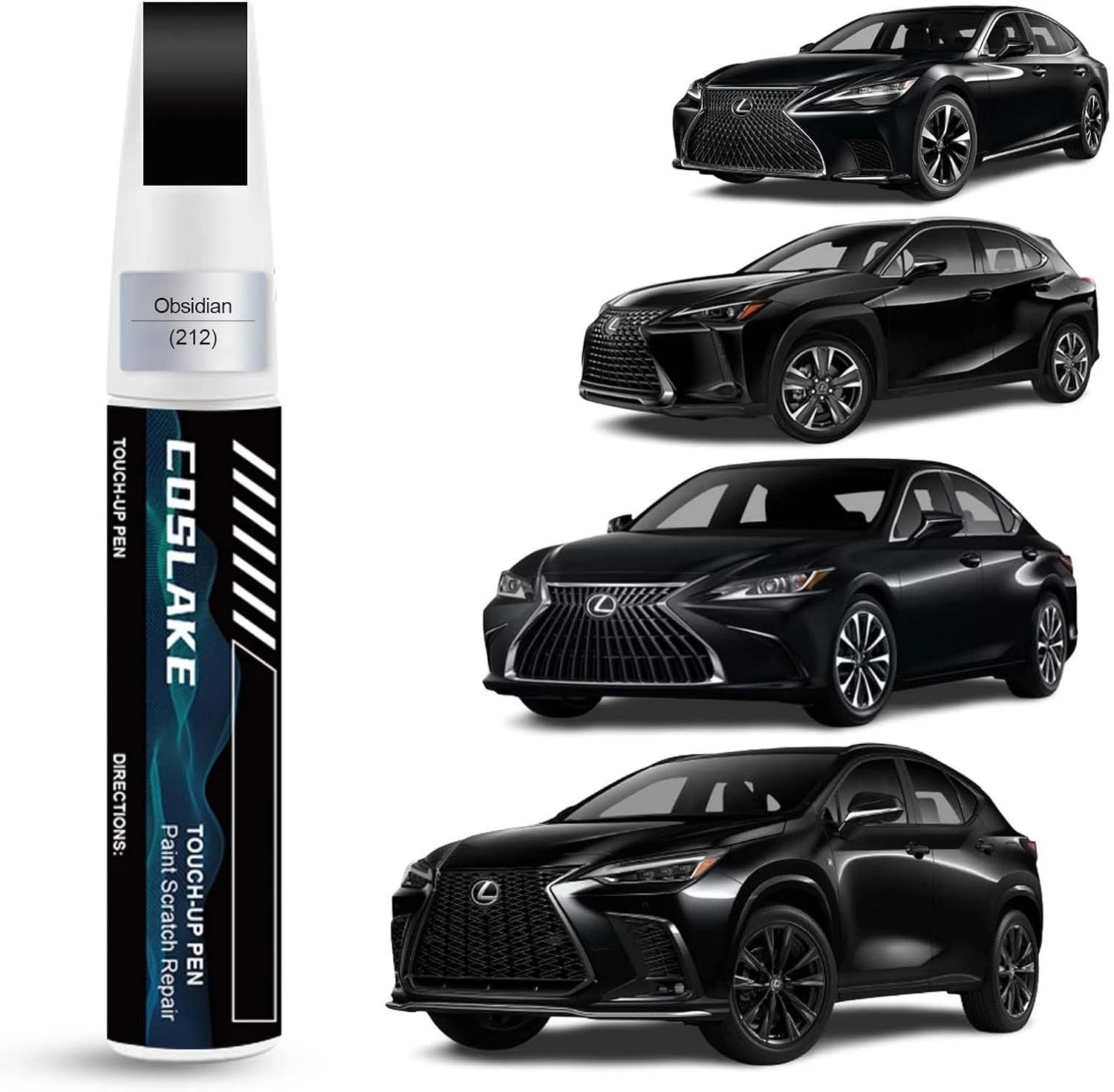 Quick & Easy Lexus Scratch Repair Paint | Obsidian 212 – Waterproof 12ml