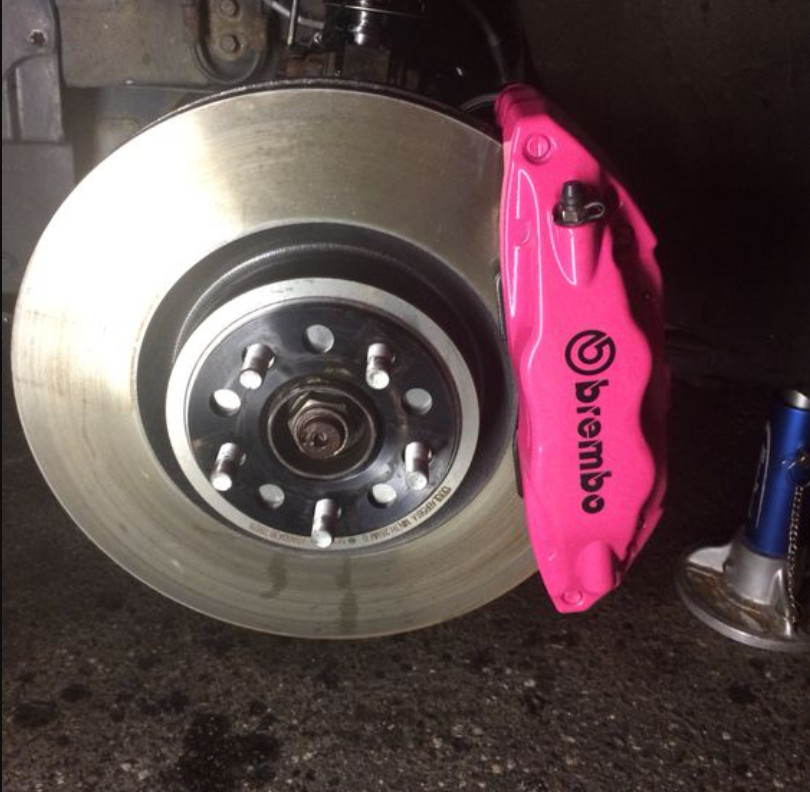 6PK Pink Spray Paint Wheels Rim Valve Cover Engine Caliper High Heat Coating