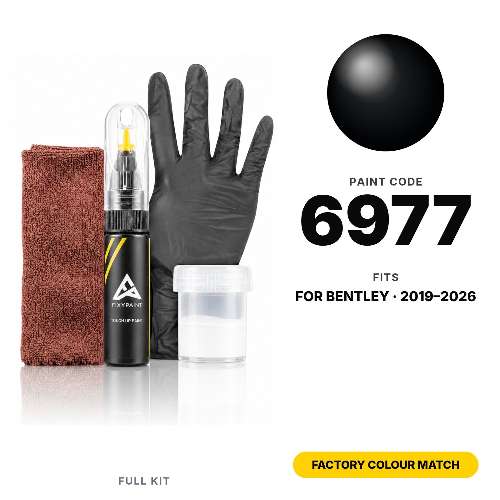 Touch Up Paint For Bentley 6977 Full Kit Factory Colour Match