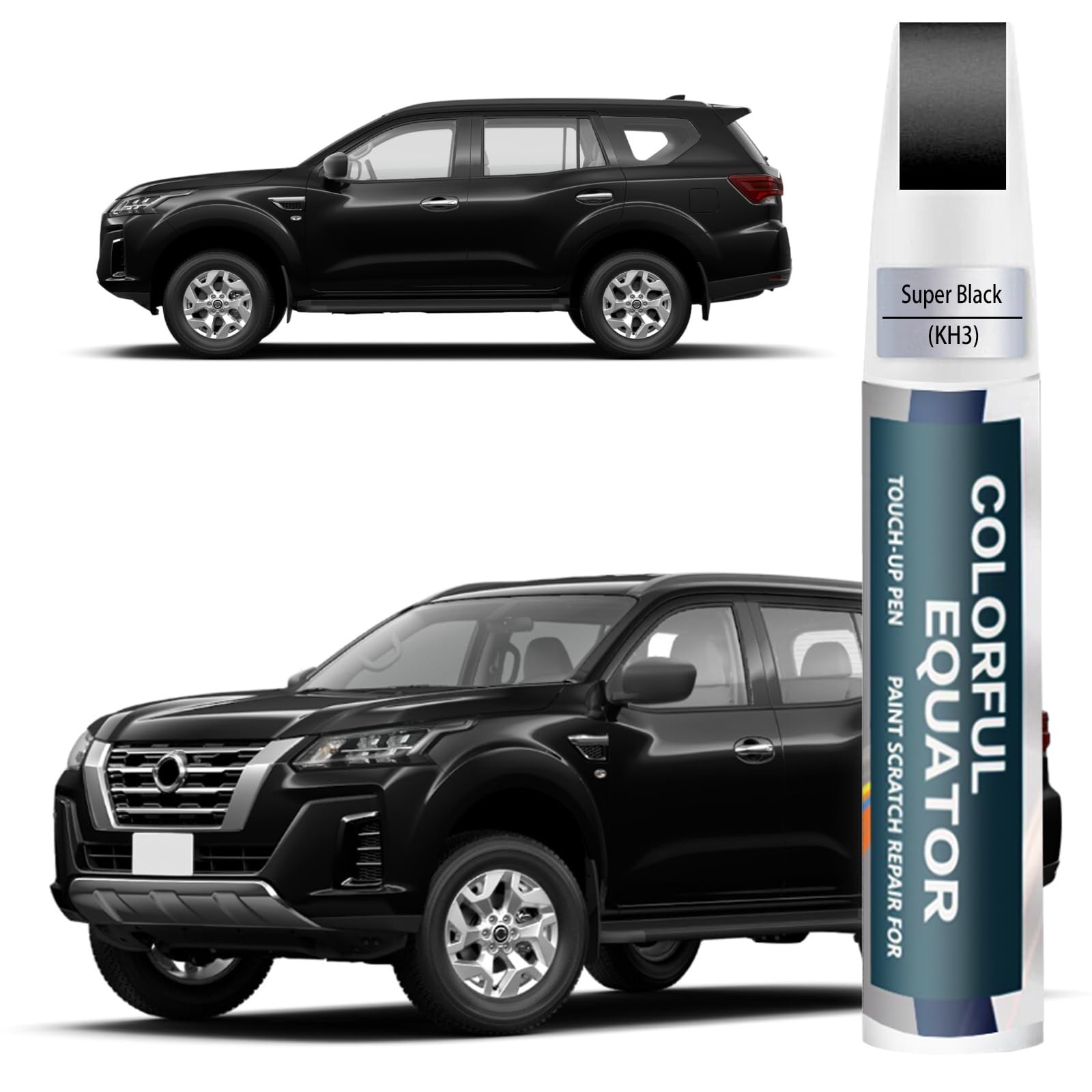 Touch Up Paint for Car Nissan Super Black KH3 Obsidian Scratch Repair Pen Marker