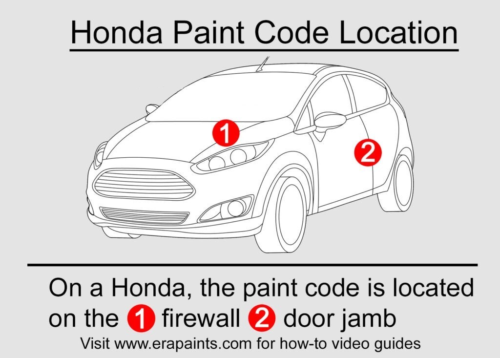 Gloss Single Stage Spray Paint For Honda Flamenco Black NH592P