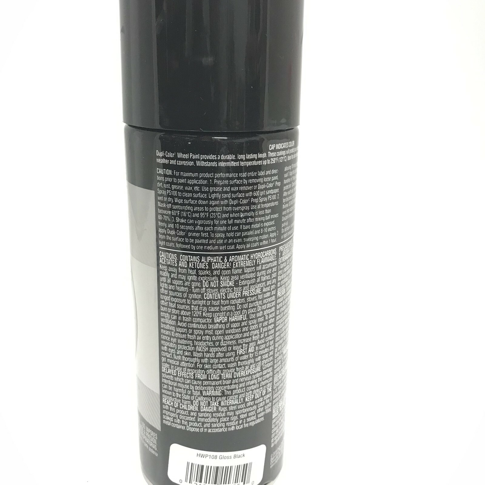 Duplicolor HWP108-2 Pack High Performance Wheel Coating Gloss Black color – 12oz