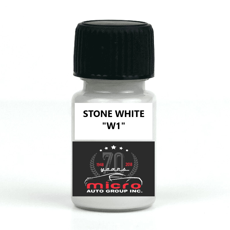 Chrysler Dodge Jeep Stone White PW1 Touch up Paint 2 Oz With Brush SHIPS TODAY