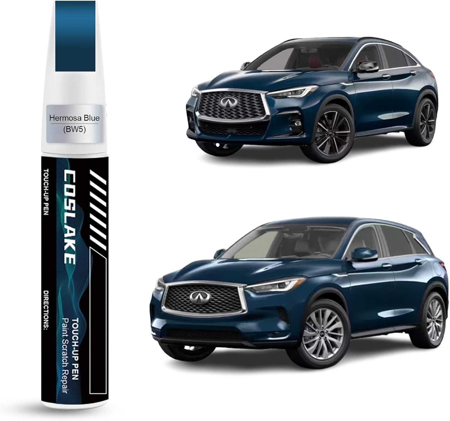 Hermosa Blue Car Touch Up Paint for 2025 QX50/QX55 – Quick Scratch Repair Kit