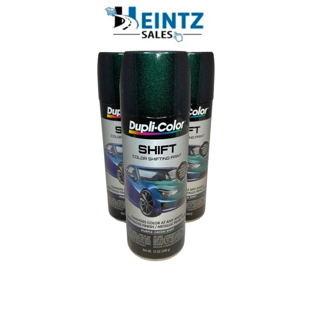 Duplicolor SH500 – 3 pack Purple-Green SHIFT Color-Shifting Spray Paint – 12 oz.