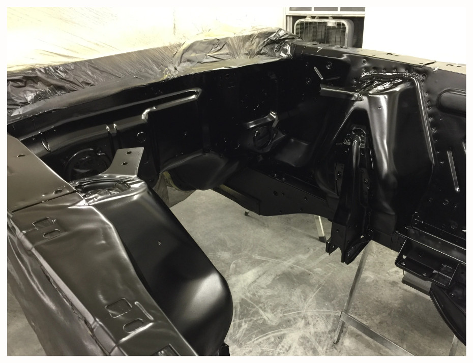 Satin Black Frame Chassis Spray Paint, Hard Surfaces Rust Salt Resistant Coating