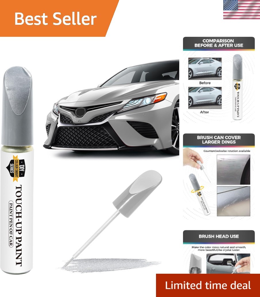 Waterproof Car Scratch Repair Pen – Rust Resistant Touch Up Paint in Silver