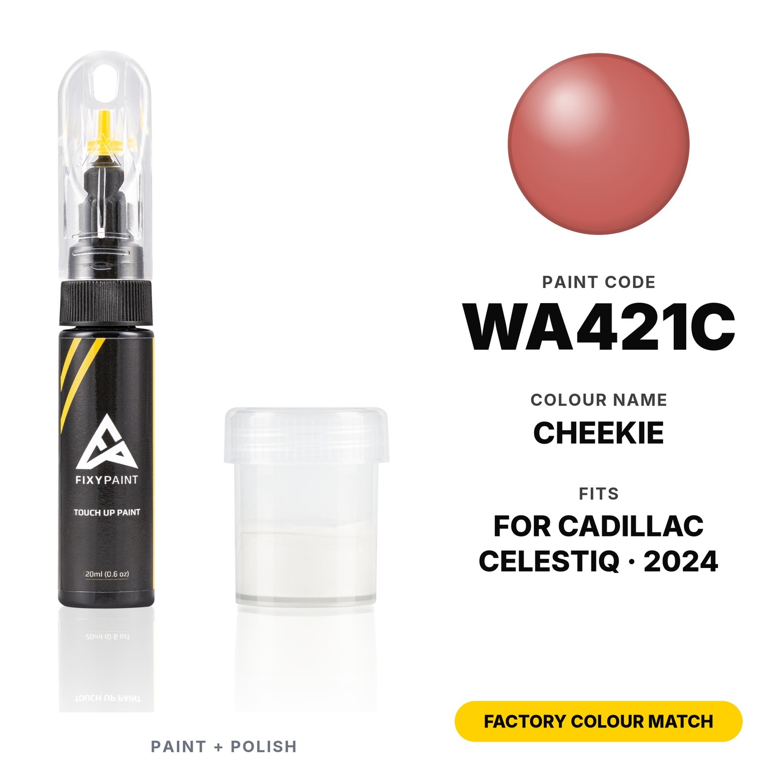 Touch Up Paint For Cadillac Celestiq WA421C Cheekie Set Car Body Panel Touch Up
