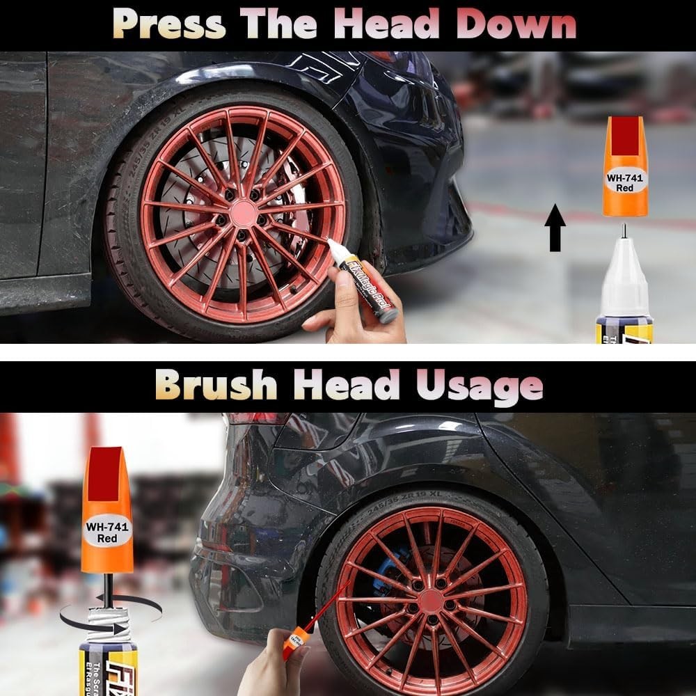 Red Automotive Touch Up Paint Pen – Scratch Repair & Rust Resistant