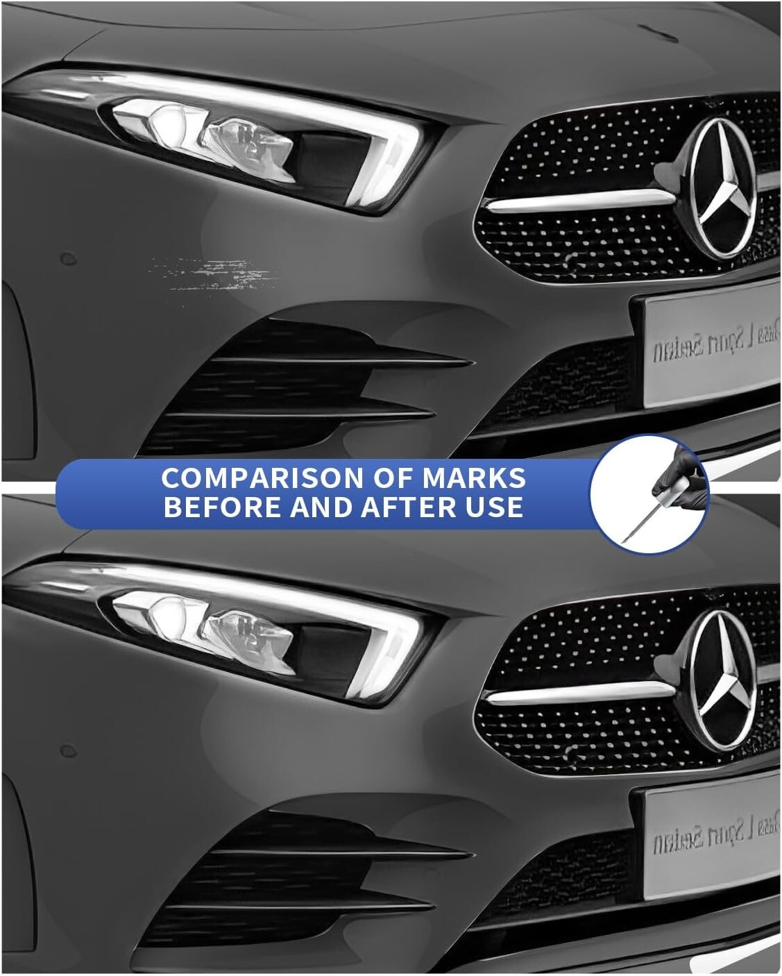 775 9775 Iridium Silver Exact Match Touch-Up for Mercedes – Full Repair Kit