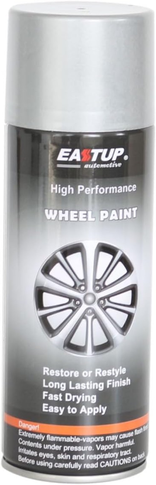 10oz High Durability Metallic Silver Wheel Paint – Brilliant Finish for Anywhere