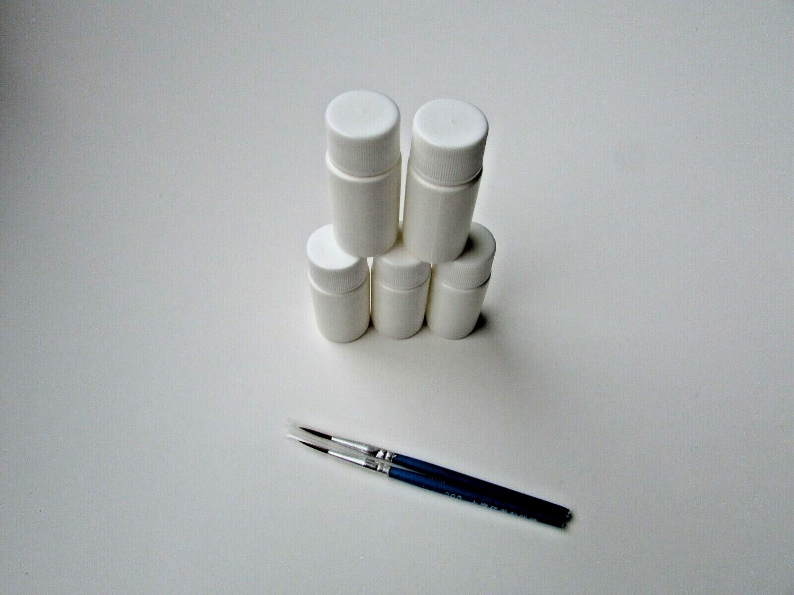 Touch Up Paint Kit For Nissan QX1 White Tri Color 1/2 Oz Color + 1/2oz Pearl