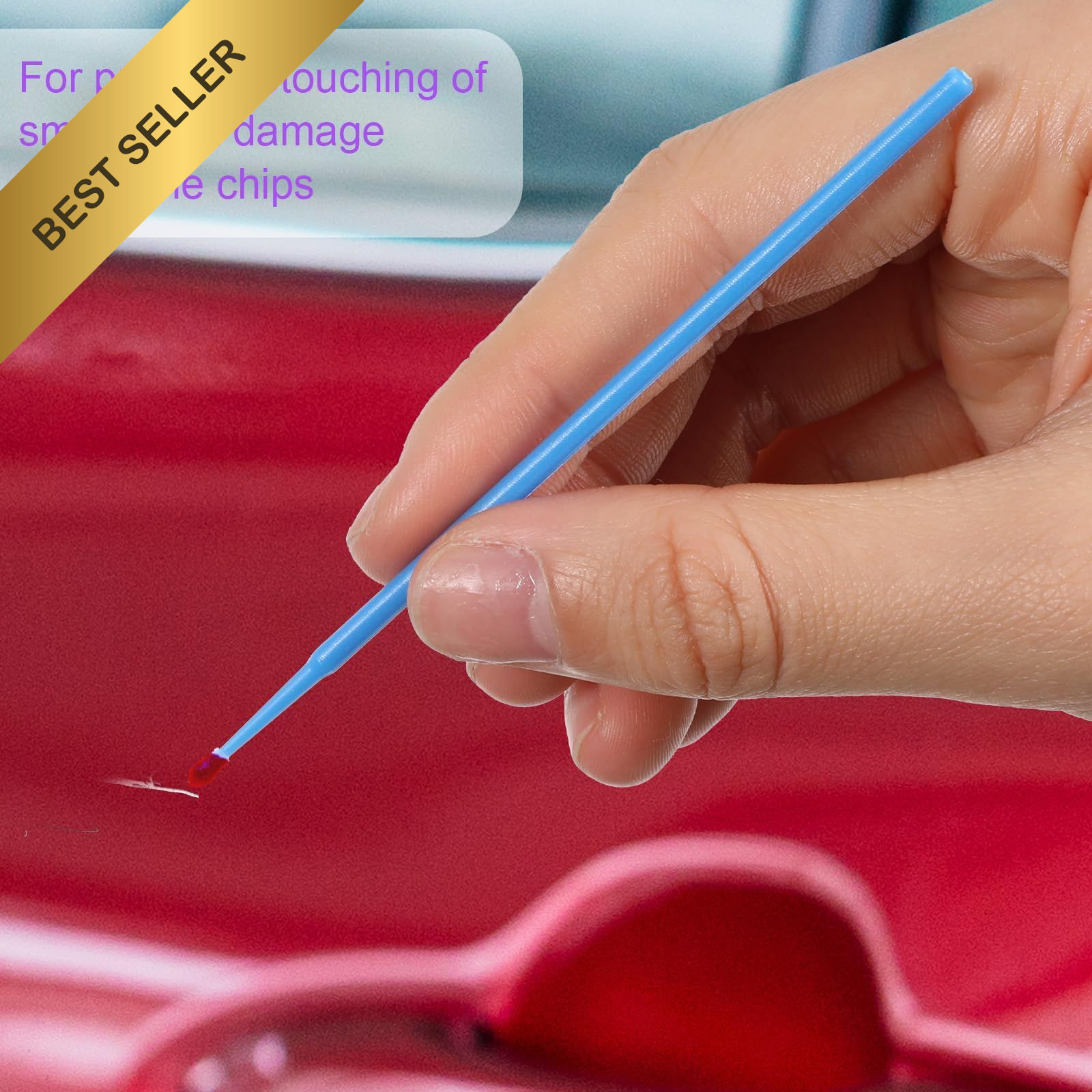 300Pcs Disposable Microbrush Applicators 1.5 2.0 2.5mm Automotive Touch Up Kit