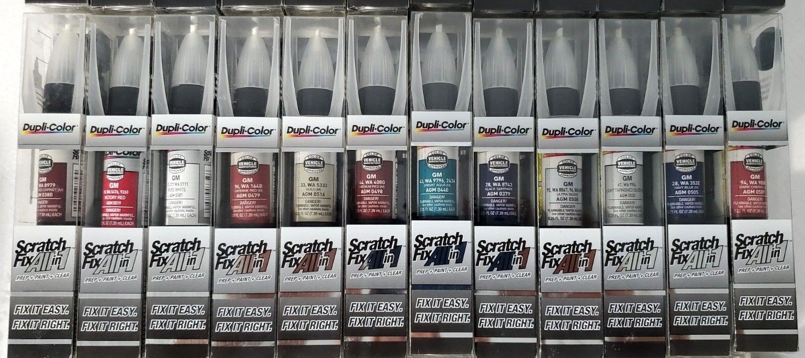Dupli-Color GM Scratch Fix Touch Up Paint Pen Stick All In 1, Choose Color
