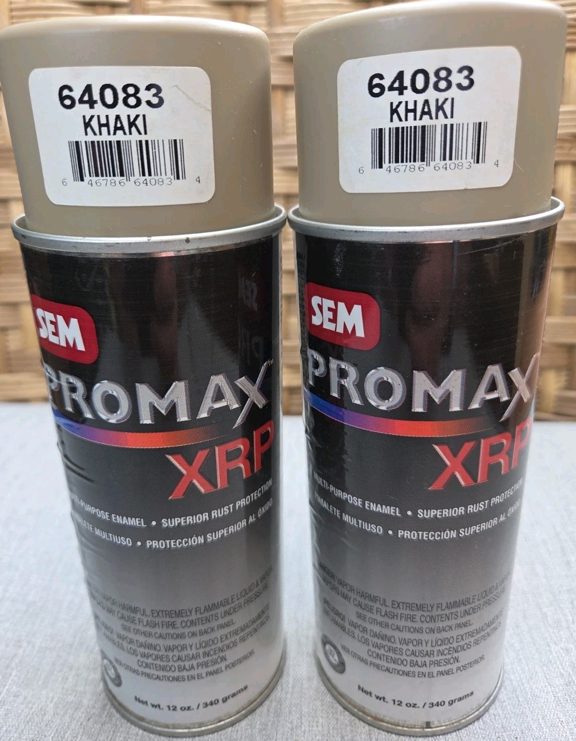 SEM Promax XRP 64083 Khaki 2cans Spray Paint NEW