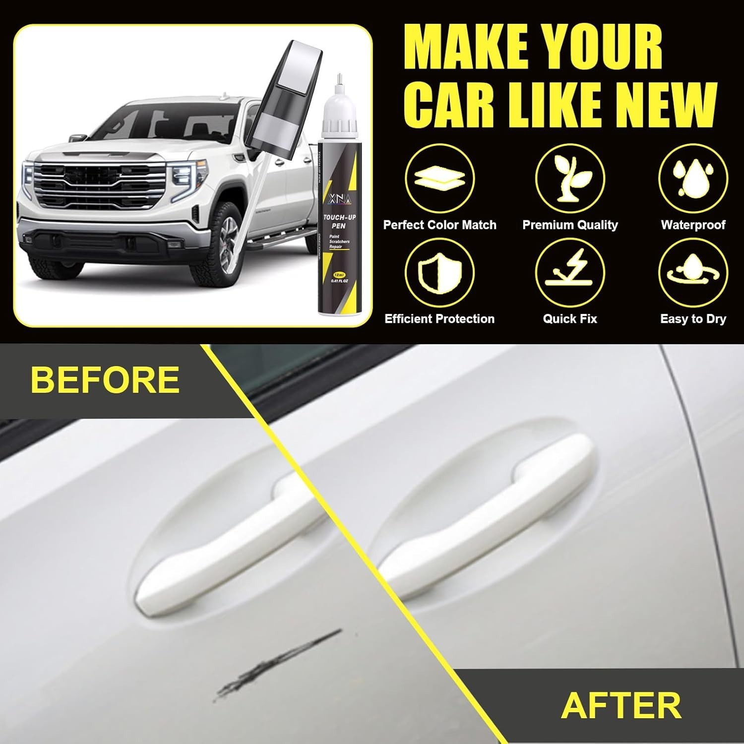 Volcanic Red TintcoatGNT/WA170H for GMC Car Touch Up Paint, 2 in 1 Car Scratc…