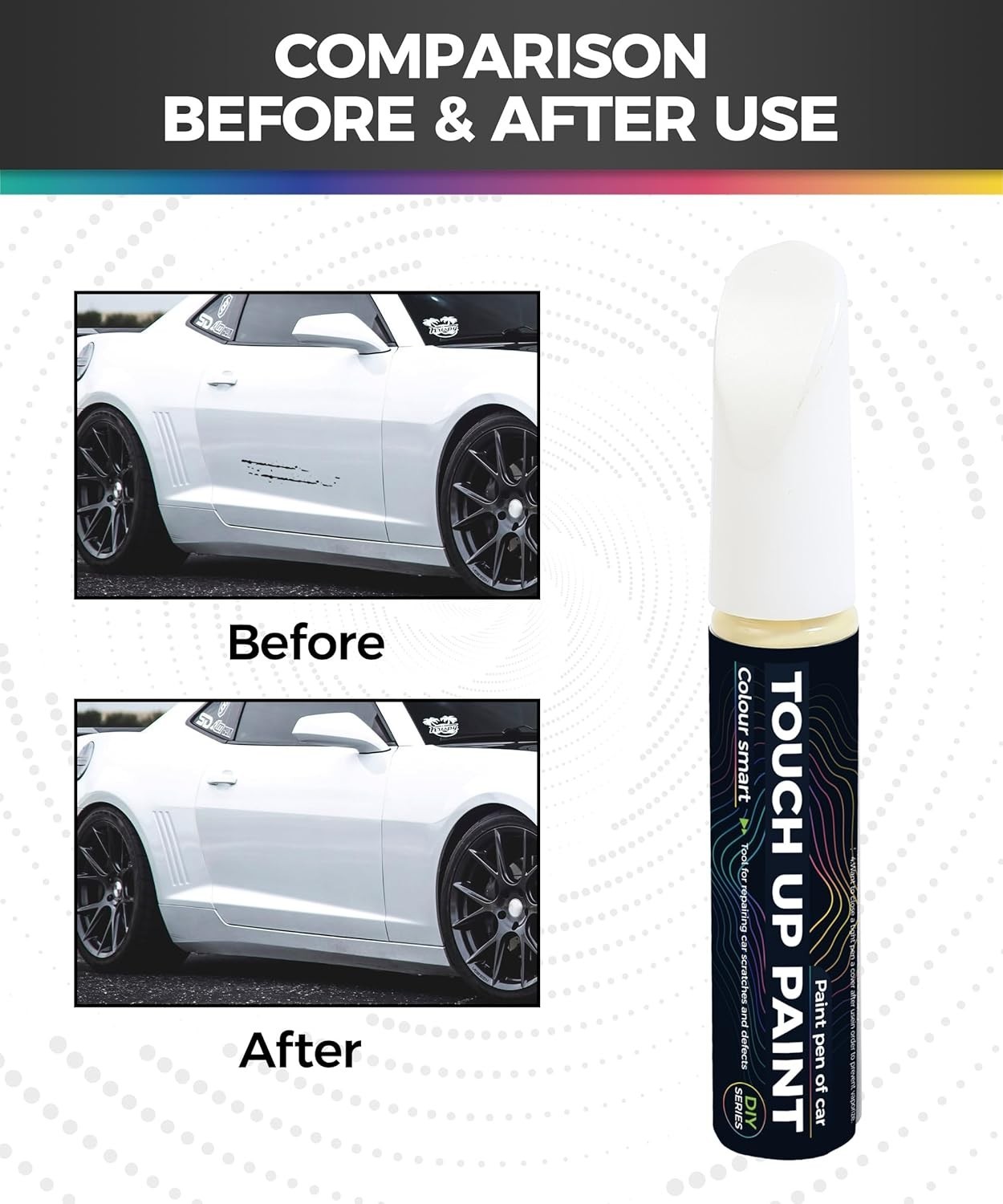 Multi-Color Car Paint Pen – Fast, Waterproof Scratch Repair for Metal Surfaces
