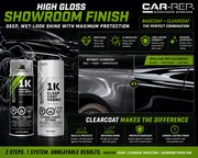 CAR-REP Basecoat & 1K Clearcoat for 2013 Mercedes Tenorite Gray 755