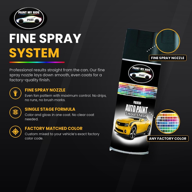 OE Match Single Stage Direct Gloss Aerosol for 2002 Mazda Starry Blue 26P