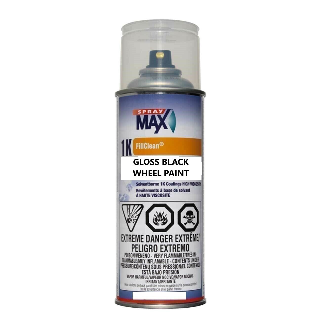 Gloss Black Alloy Rim Wheel Spray Paint SHIPS TODAY